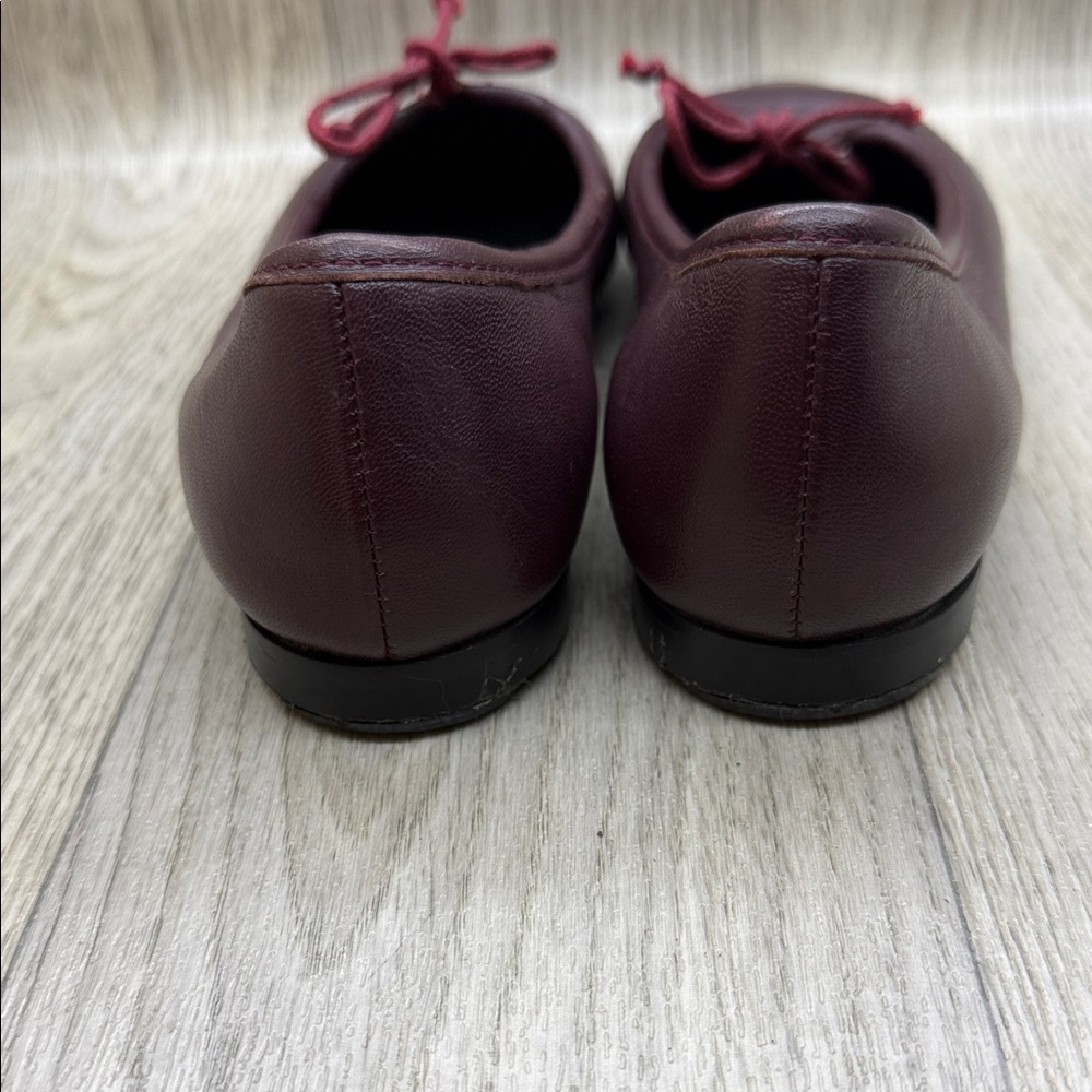 A. Soliani Maroon Ballet Flats Made In Italy - Picture 6 of 10